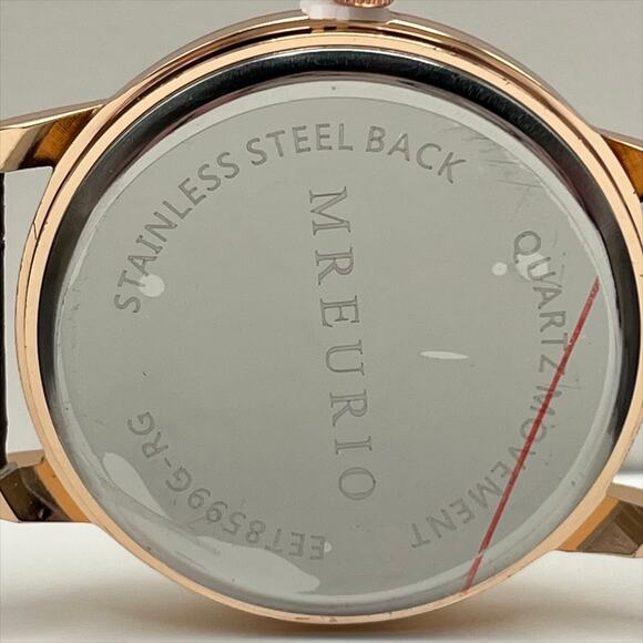 Mreurio Leather Watch in Rose Gold/Brown - Picture 7 of 7